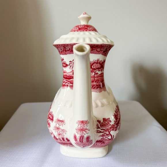 Copeland Spode's Tower China Coffee Pot with Lid - Older Backstamp - Picture 5 of 10